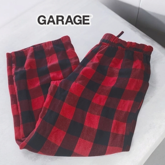 Garage Pants - GARAGE Buffalo Plaid Lounge Pants - Medium Petite